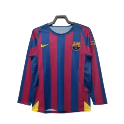 Maglia Barcellona Champions League Finale Retro 2005-06 Prima Uomo Manica Lunga