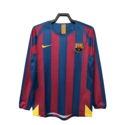 Maglia Barcellona Retro 2005-06 Prima Uomo Manica Lunga