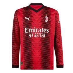 Maglia Calcio AC Milan 2023-24 Prima Uomo Manica Lunga