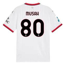 Maglia Calcio AC Milan 2024-25 Musah #80 Trasferta Uomo