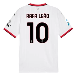 Maglia Calcio AC Milan 2024-25 Rafa Leao #10 Trasferta Uomo