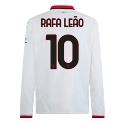 Maglia Calcio AC Milan 2024-25 Rafa Leao #10 Trasferta Uomo Manica Lunga