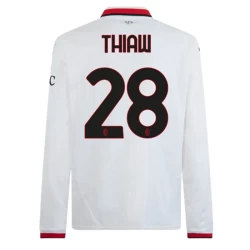 Maglia Calcio AC Milan 2024-25 Thiaw #28 Trasferta Uomo Manica Lunga