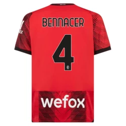 Maglia Calcio AC Milan Bennacer #4 2023-24 Prima Uomo