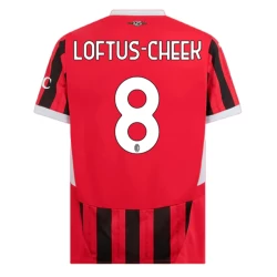 Maglia Calcio AC Milan Loftus-Cheek #8 2024-25 Prima Uomo