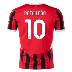 Maglia Calcio AC Milan Rafa Leao #10 2024-25 Prima Uomo