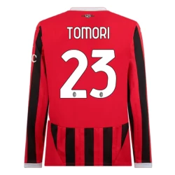 Maglia Calcio AC Milan Tomori #23 2024-25 Prima Uomo Manica Lunga