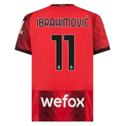 Maglia Calcio AC Milan Zlatan Ibrahimović #11 2023-24 Prima Uomo