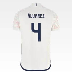 Maglia Calcio AFC Ajax 2023-24 Alvarez #4 Trasferta Uomo