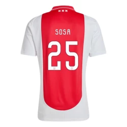 Maglia Calcio AFC Ajax Amsterdam Sosa #25 2024-25 Prima Uomo