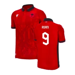 Maglia Calcio Albania Asani #9 Europei 2024 Prima Uomo