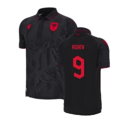 Maglia Calcio Albania Asani #9 Europei 2024 Terza Uomo