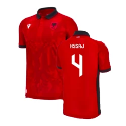 Maglia Calcio Albania Hysaj #4 Europei 2024 Prima Uomo