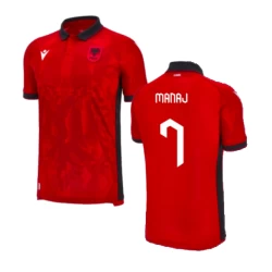 Maglia Calcio Albania Manaj #7 Europei 2024 Prima Uomo