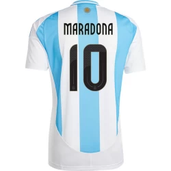 Maglia Calcio Argentina Diego Maradona #10 Copa America 2024 Prima Uomo