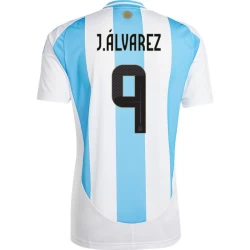 Maglia Calcio Argentina J. Alvarez #9 Copa America 2024 Prima Uomo