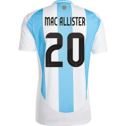 Maglia Calcio Argentina Mac Allister #20 Copa America 2024 Prima Uomo