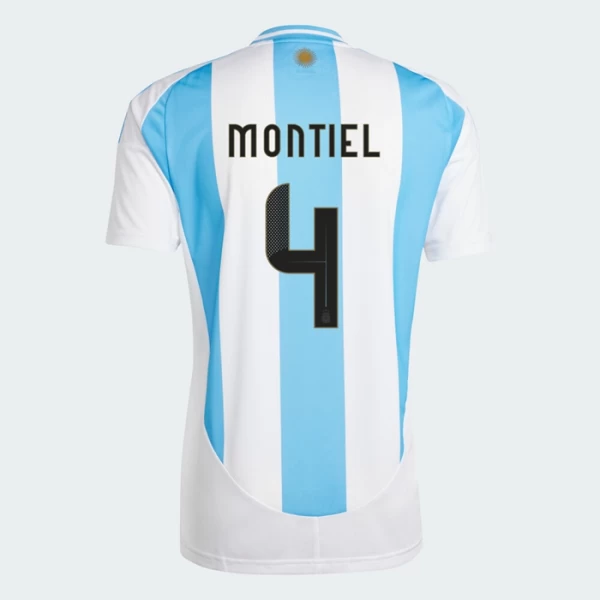 Maglia Calcio Argentina Montiel #4 Copa America 2024 Prima Uomo