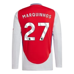 Maglia Calcio Arsenal FC Marquinhos #27 2024-25 Prima Uomo Manica Lunga