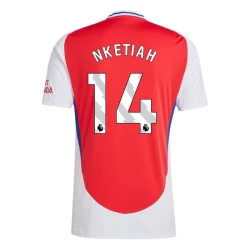 Maglia Calcio Arsenal FC Nketiah #14 2024-25 Prima Uomo