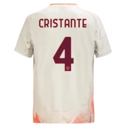 Maglia Calcio AS Roma 2024-25 Cristante #4 Trasferta Uomo