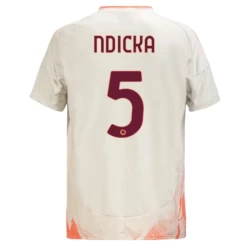 Maglia Calcio AS Roma 2024-25 Ndicka #5 Trasferta Uomo