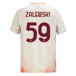 Maglia Calcio AS Roma 2024-25 Zalewski #59 Trasferta Uomo