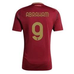 Maglia Calcio AS Roma Abraham #9 2024-25 Prima Uomo