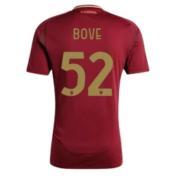 Maglia Calcio AS Roma Bove #52 2024-25 Prima Uomo