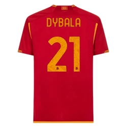 Maglia Calcio AS Roma Paulo Dybala #21 2023-24 Prima Uomo
