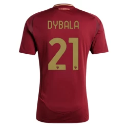 Maglia Calcio AS Roma Paulo Dybala #21 2024-25 Prima Uomo