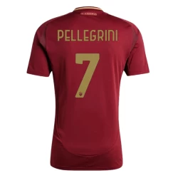 Maglia Calcio AS Roma Pellegrini #7 2024-25 Prima Uomo
