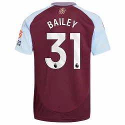 Maglia Calcio Aston Villa Bailey #31 2024-25 Prima Uomo