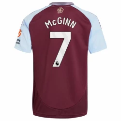 Maglia Calcio Aston Villa Mcginn #7 2024-25 Prima Uomo