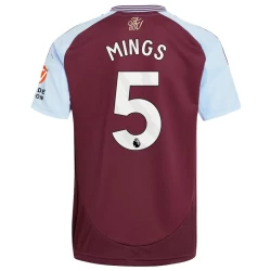 Maglia Calcio Aston Villa Mings #5 2024-25 Prima Uomo