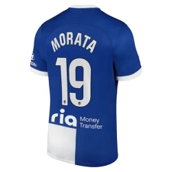 Maglia Calcio Atlético Madrid 2023-24 Alvaro Morata #19 Trasferta Uomo