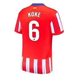 Maglia Calcio Atlético Madrid Koke #6 2024-25 Prima Uomo