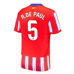 Maglia Calcio Atlético Madrid R.De Paul #5 2024-25 Prima Uomo