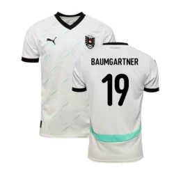 Maglia Calcio Austria Baumgartner #19 Europei 2024 Trasferta Uomo