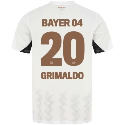 Maglia Calcio Bayer 04 Leverkusen 2024-25 Grimaldo #20 Trasferta Uomo