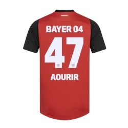 Maglia Calcio Bayer 04 Leverkusen Aourir #47 2024-25 Prima Uomo