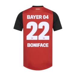 Maglia Calcio Bayer 04 Leverkusen Boniface #22 2024-25 Prima Uomo