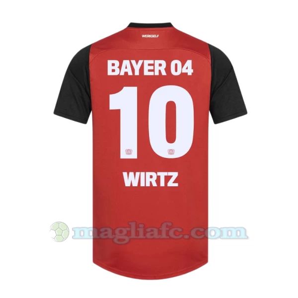 Maglia Calcio Bayer 04 Leverkusen Florian Wirtz #10 2024-25 Prima Uomo