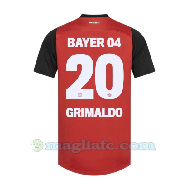 Maglia Calcio Bayer 04 Leverkusen Grimaldo #20 2024-25 Prima Uomo