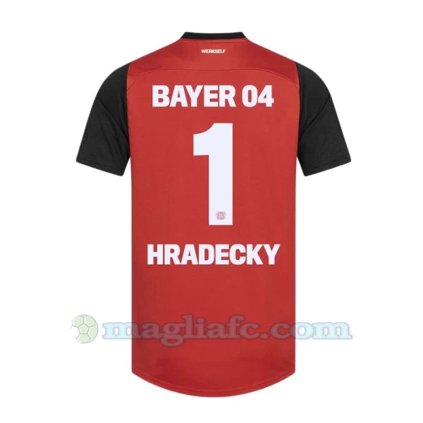 Maglia Calcio Bayer 04 Leverkusen Hradecky #1 2024-25 Prima Uomo