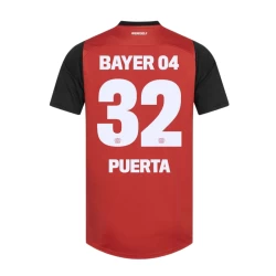 Maglia Calcio Bayer 04 Leverkusen Puerta #32 2024-25 Prima Uomo
