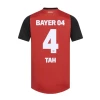 Maglia Calcio Bayer 04 Leverkusen Tah #4 2024-25 Prima Uomo