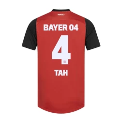 Maglia Calcio Bayer 04 Leverkusen Tah #4 2024-25 Prima Uomo