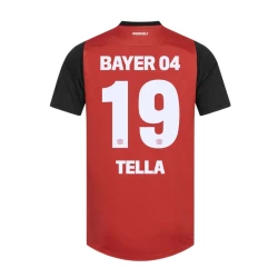 Maglia Calcio Bayer 04 Leverkusen Tella #19 2024-25 Prima Uomo