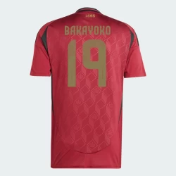 Maglia Calcio Belgio Bakayoko #19 Europei 2024 Prima Uomo